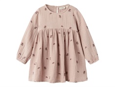 Lil Atelier shadow gray floral dress
